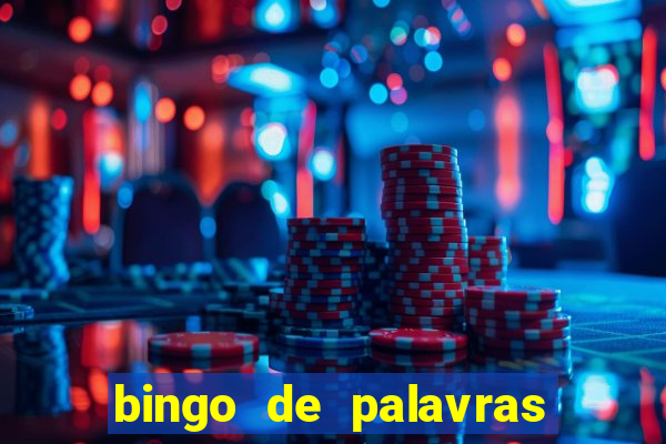 bingo de palavras cha de bebe